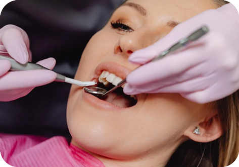 Orthodontist discussing braces and clear aligner options with a patient