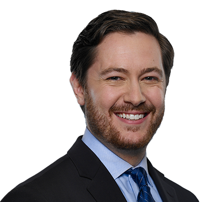 Businessman using lingual orthodontics